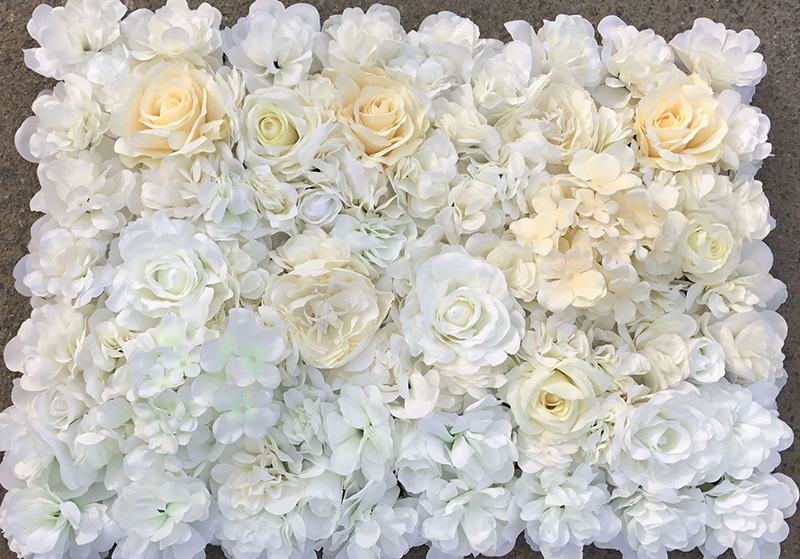 60x40cm Künstliche Blumen Wand Hintergrund Panel Für Hochzeit
