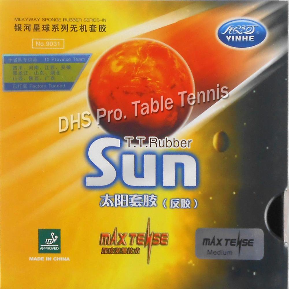 Bordtennis Gummi YINHE Sun Factory Tuned Pips-In med Svamp