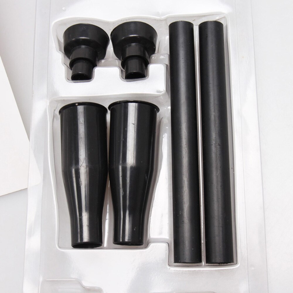 8 Pcs Fountain Nozzle Kit Garden Pond Black Plastic Waterfall Fountain Head Set