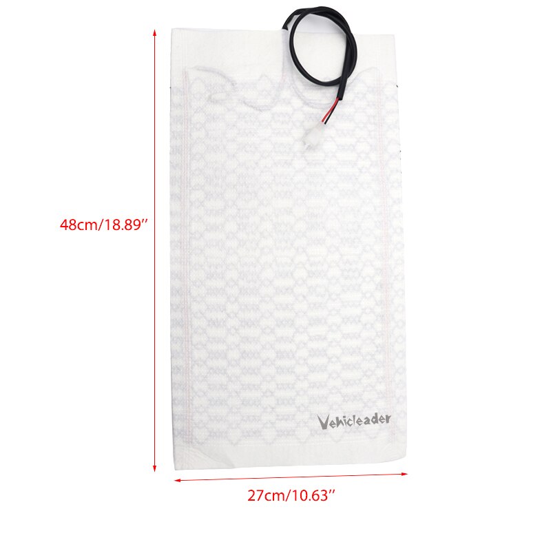 2x/4x 12V Universal Car Heated Seat Covers Pad Carbon Fiber Heated Auto Car Seat Heating Pad Winter Warmer Heater Mat 48cmx28cm