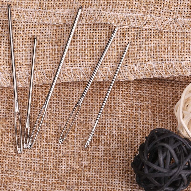 16x Repair Sewing Needles Kit Curved Canvas Upholstery Leather Carpet