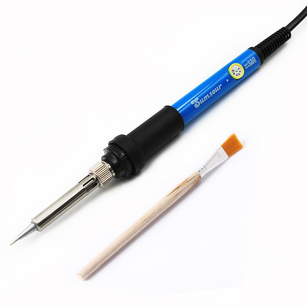 Solder Eisen 60 watt Einstellbare Temperatur Elektrische Lötkolben 110 v/220 v EU/Us-stecker Für Rework schweißen Reparatur Werkzeuge