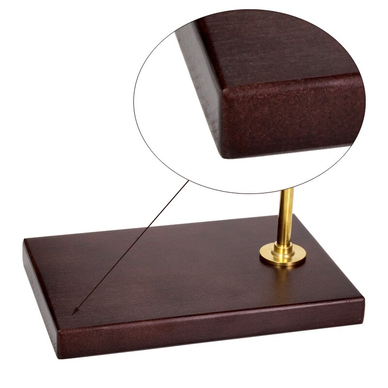 Pour-Over Coffee Dripper with Wood Stand - Heavy-Duty - Adjustable height