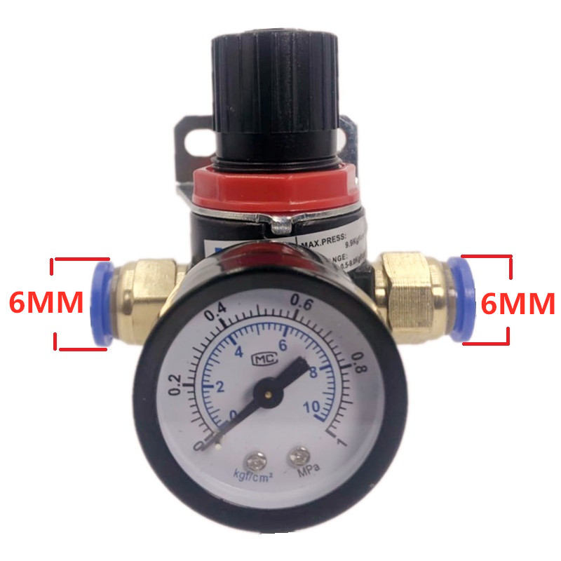 Ar2000 g1/4 '' tryckreglerventil för luftreglering med kompressor: Ar2000 6mm passande