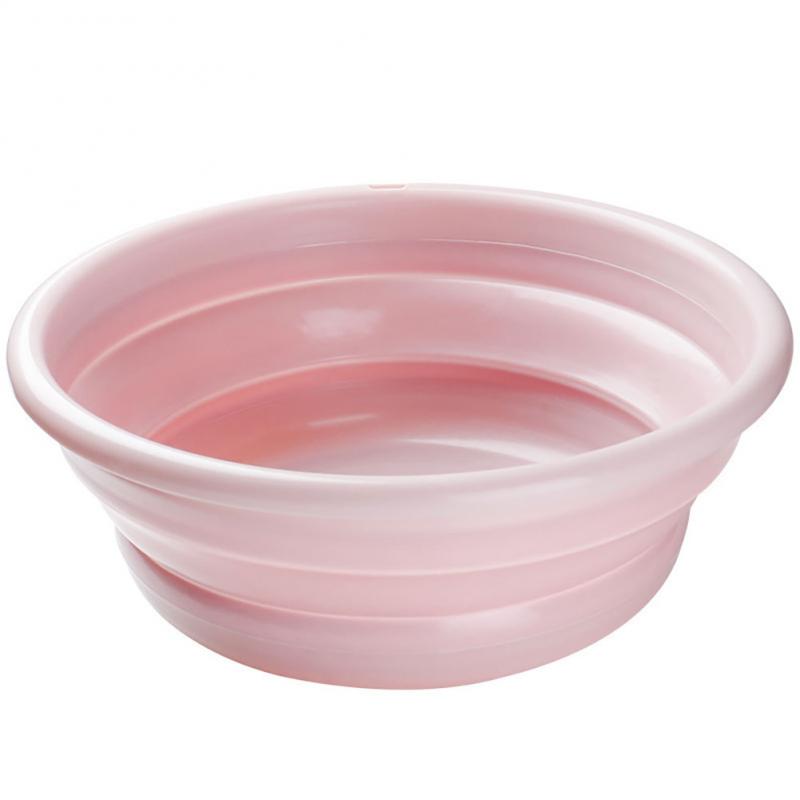 Home Foldable Plastic Basin Portable Student Dormitory Wash Basin Thickened Portable Basin Fishing Car Wash Cleaning Supplies