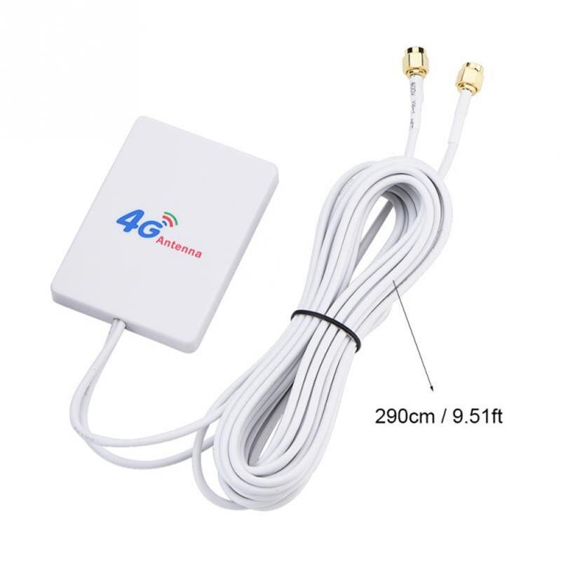 TS-9 Signaal Versterker 28DBI 4G 3G Externe Dubbele Sma Wit Mobiele Router Breedband Kabel Verticale Wifi Connector Lte antenne