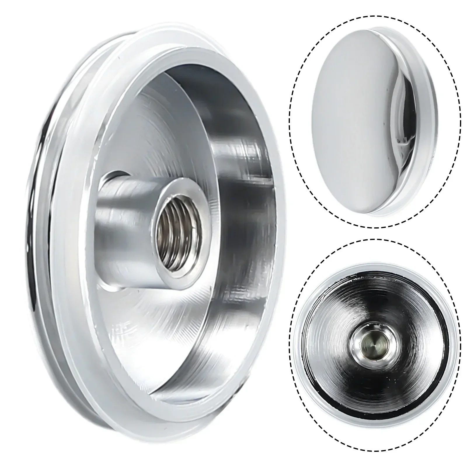 1 stks 38mm Vervanging Gootsteen Wastafel Afval Plug Cap Pop-Up Klik Clack Verchroomd Messing Badkamer wastafel Bad Stekkers