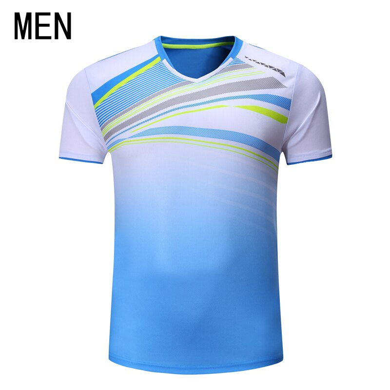 Badminton Shirt Men/Women - Quick Dry Breathable Polyester T-Shirt - Tennis Wear - TIAN YU JIAN LONG 3076A