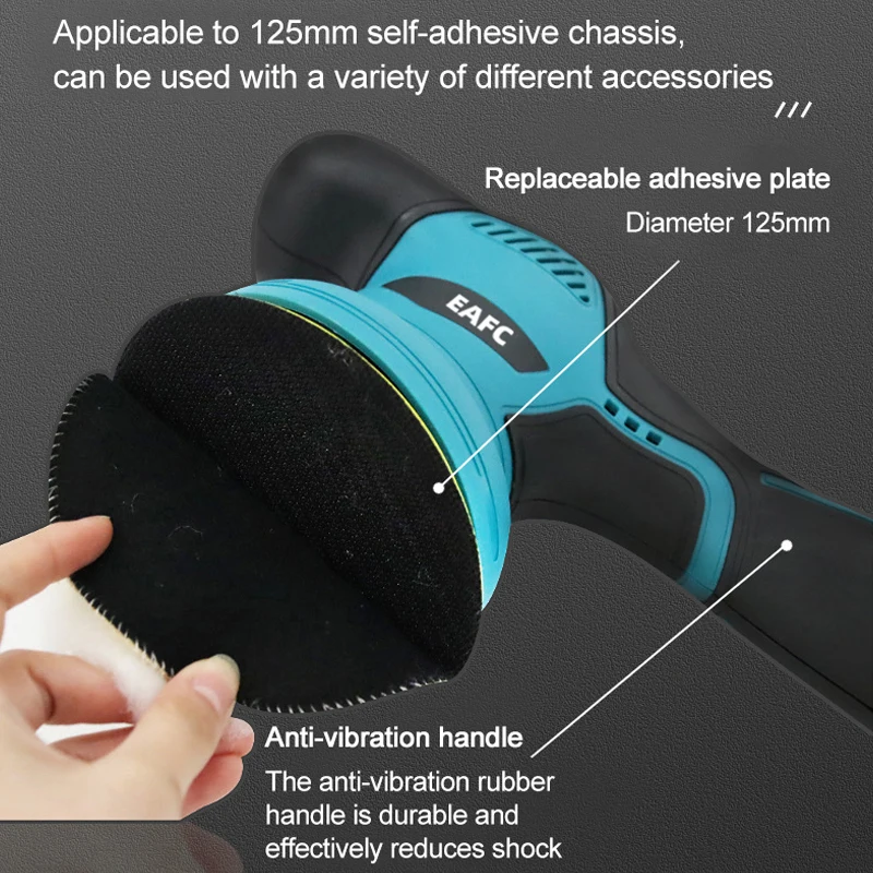 12v poleringsmaskiner for bil, trådløs poleringsmaskin, 8 gir, 2800 - 5500 o/min, elektrisk bil, voksing, reparasjon, slipemaskin, polering, usb