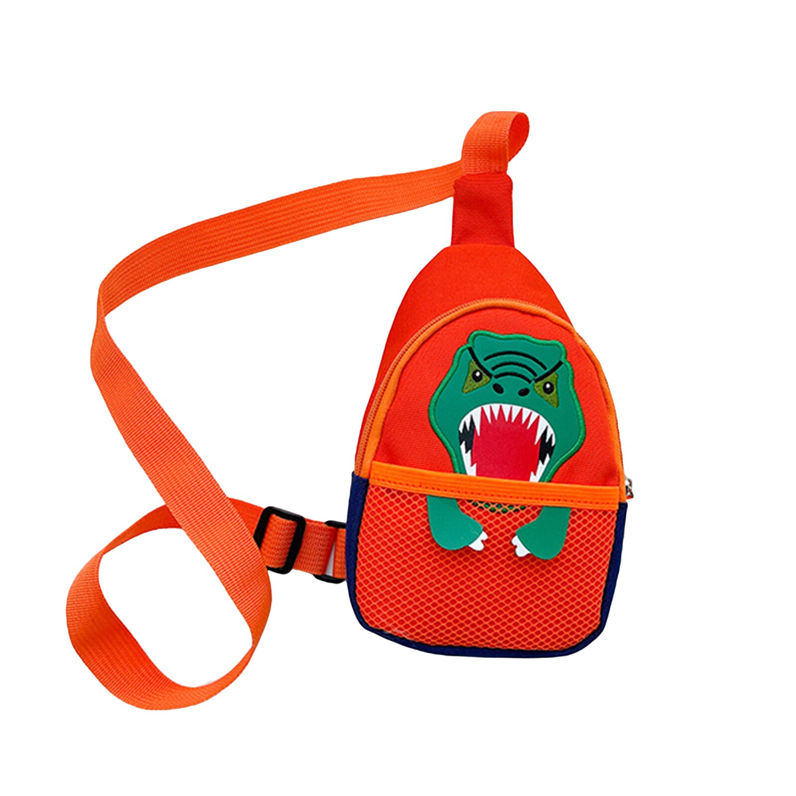 freundlicher Mädchen Jungen Brust Pack Karikatur Dinosaurier Stickerei Mini Schulter Tasche Bote Tasche Für Jungen Mädchen: B