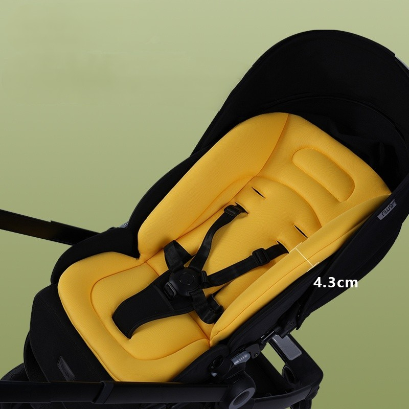 Colchão universal para carrinho de bebê, almofada de algodão adequada para yoyo/bugaboo/cybex, tapete macio reforçado, acessórios para carrinho de bebê