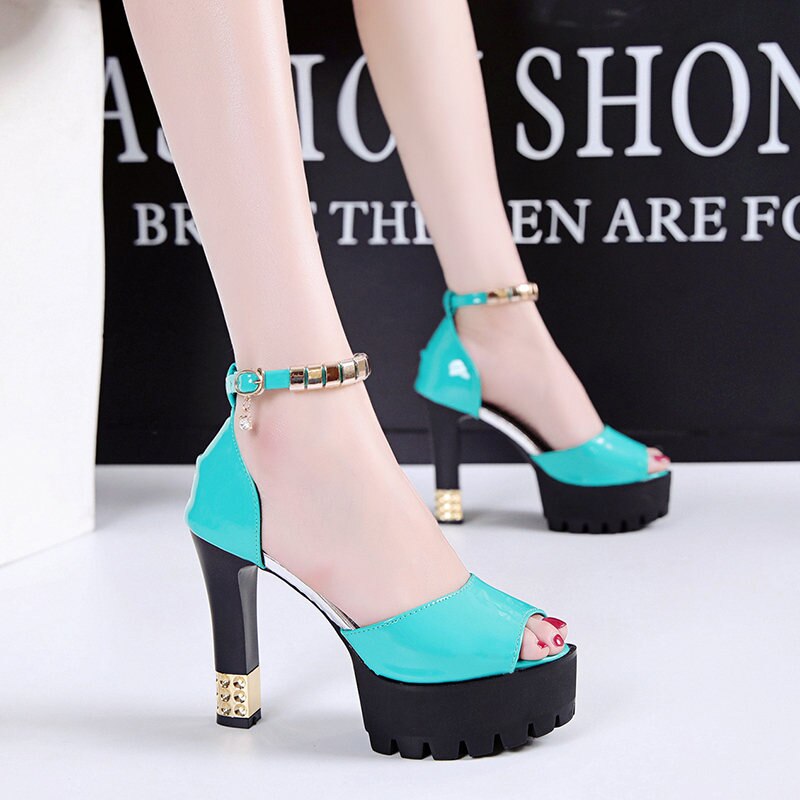 Peep Toe Platform High heels Pumps Women Shoes women heels sandals wedding shoes Sandalia Feminina plataforma