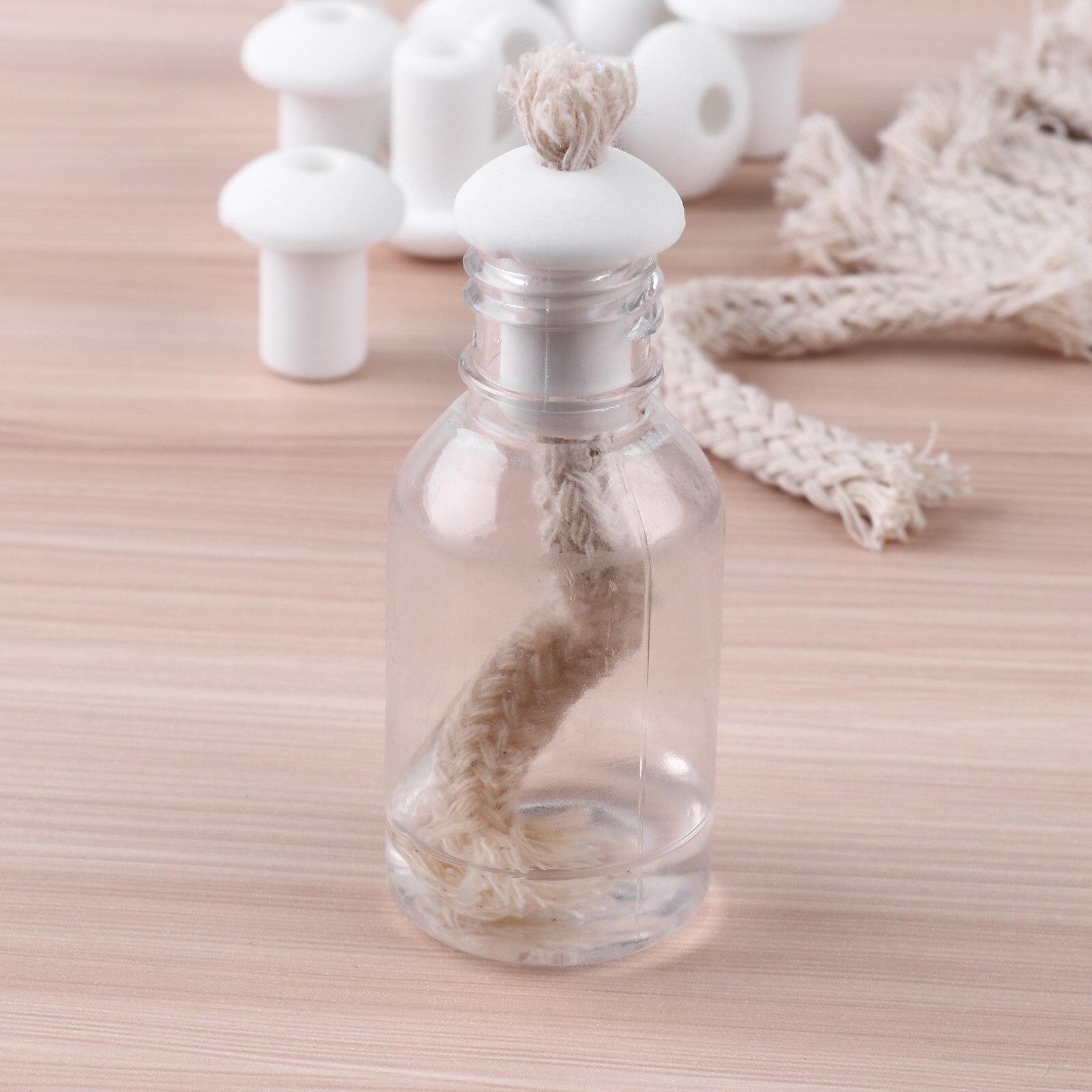 10 stuks olielamp lonthouders keramische fakkelhouders wijnfles kaars katoenen lonten lantaarn alcohollamp glas petroleum lont