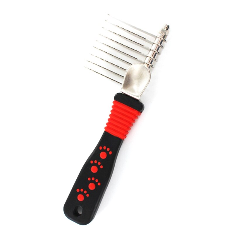 Hond Kam Borstel Groomer Hark Borstel Voor Honden En Katten Professionele Huisdier Kam Hair Remover Brush Deshedding Tool