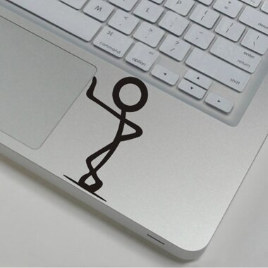 Trackpad autocollants pour Macbook air pro retina 13 15 dessin animé cahier étanche autocollant de peau pour Lenovo/Xiaomi/HP/Asus/Dell: WS-black(98)