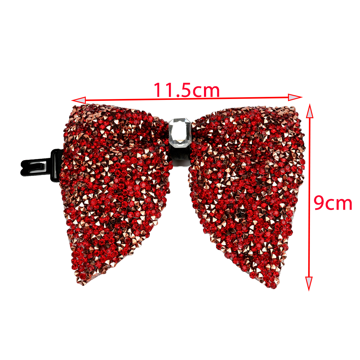 Nueva de lujo, pajarita grande con diamantes de imitación, pajarita grande negra dorada brillante para hombres, corbatas para de boda y negocios, accesorios de
