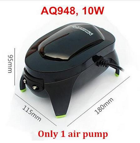 220-240 V Silent Aquarium Luchtpomp Verstelbare Mini Luchtcompressor Luchtstroom Controle Aquarium Zuurstof Luchtpomp Voor Aquarium: Rood