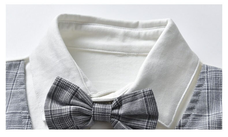 12M-6Y Wedding Suits for Boys Formal Wear Summer Cotton Boy Suits Boy Costume Kids Blazer Baby Boy Outfits Chlidren Clothing Set
