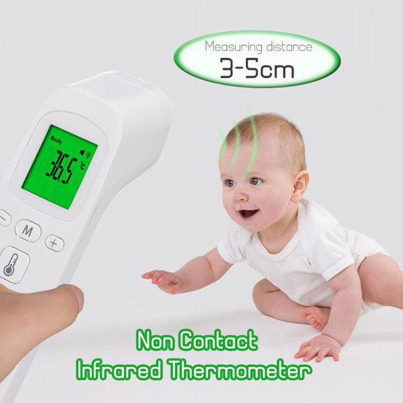 Temperatuur Tool Koorts Meting Voorhoofd Thermometer Digitale Infrarood Thermometer Contactloze Thermometer Voor Baby En Oudere