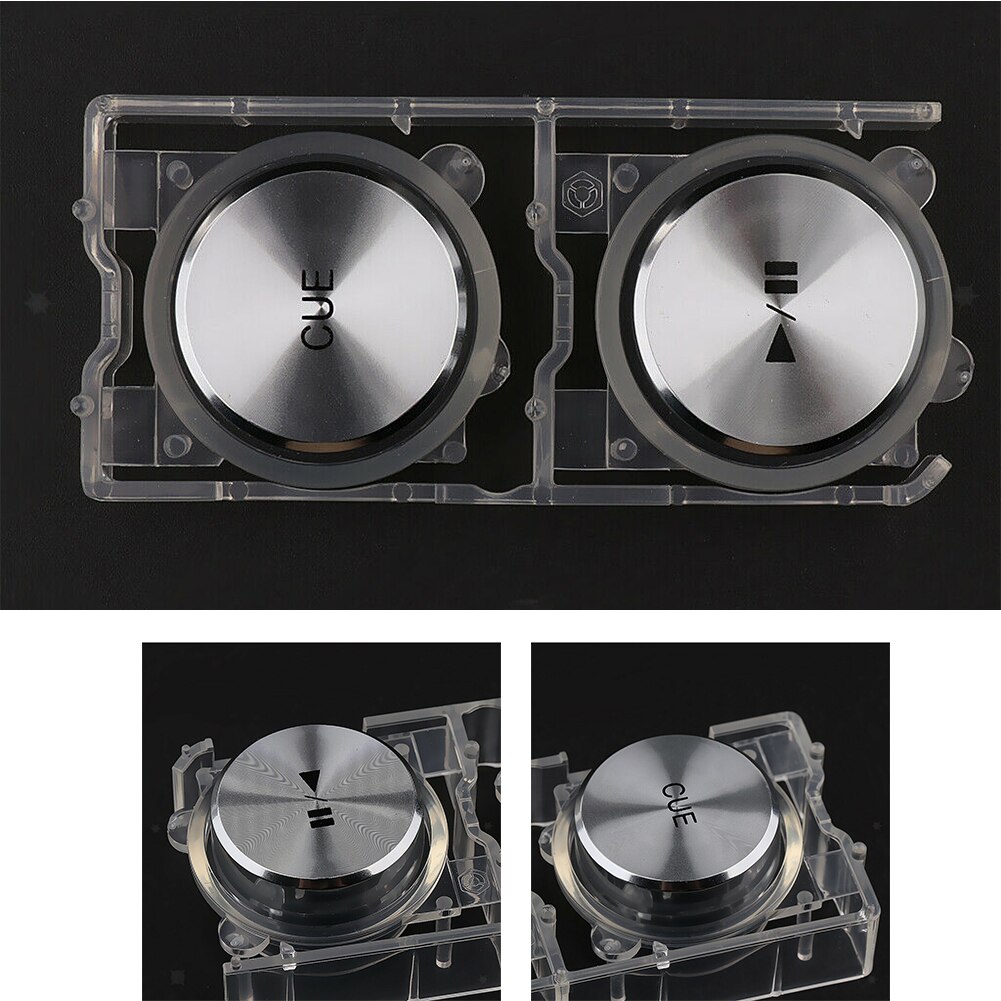 1pair Play Pause Portable Knob Bank Track Easy Install Cue Button Replacement Durable Spare Switch Mini For CDJ-2000NEXUS