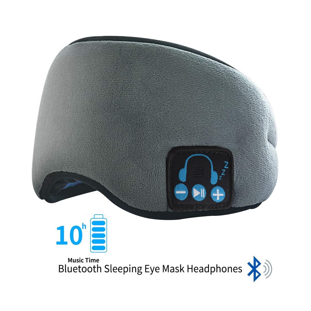 Sleep Mask Headphones Bluetooth 5.0 Sleeping Wireless Sleeping for Side Sleepers, HandsFree for Meditation Insomnia Airplane