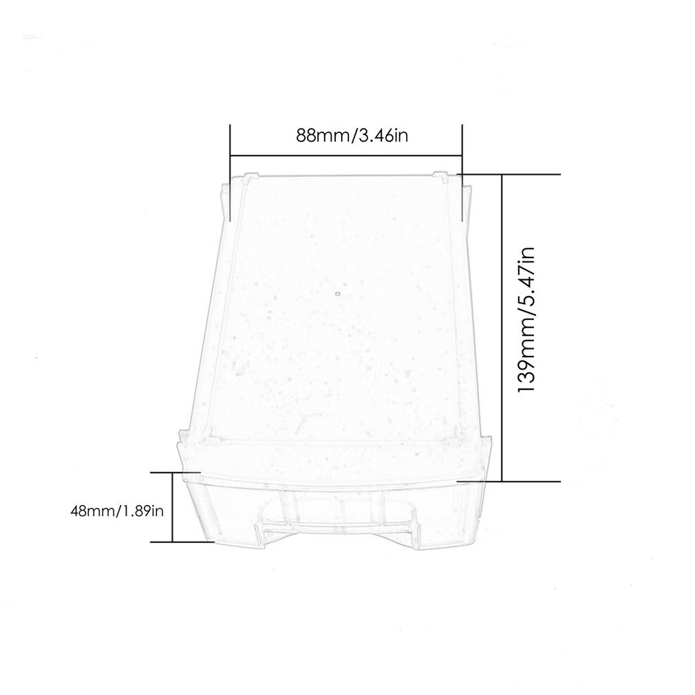 Plastic Tool Box Transparent Toolbox Electronic Components Screw Storage Box Electronic Plastic Parts Tool Boxes