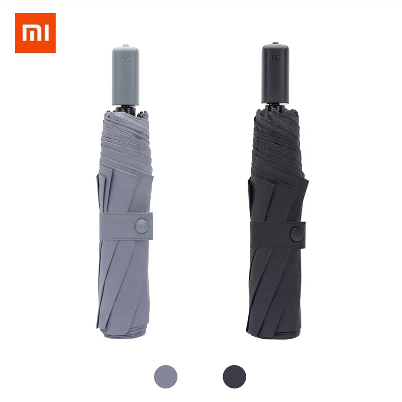 Xiaomi-paraguas 90fun para hombre y mujer, sombrilla plegable ultraligera, a prueba de viento, impermeable, protección solar, portátil