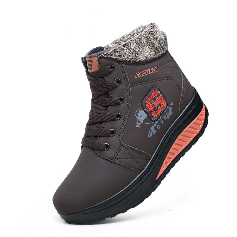 Vrouwen Winter Sneakers Comfortabele Zachte Wandelschoenen Plus Fluwelen Outdoor Warme Schudden Schoenen Dikke Slijtvaste