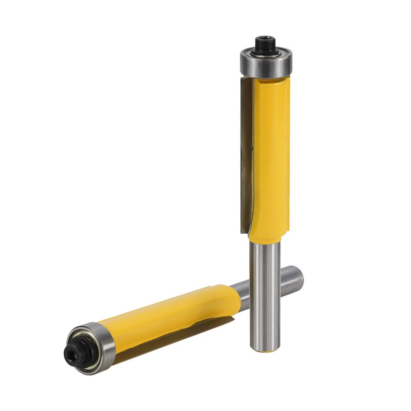 Mèche de routeur de coupe de queue de Hampton 1pc 8mm pour le peu de routeur de garniture affleurante en bois avec la fraise de carbure guidée par roulement