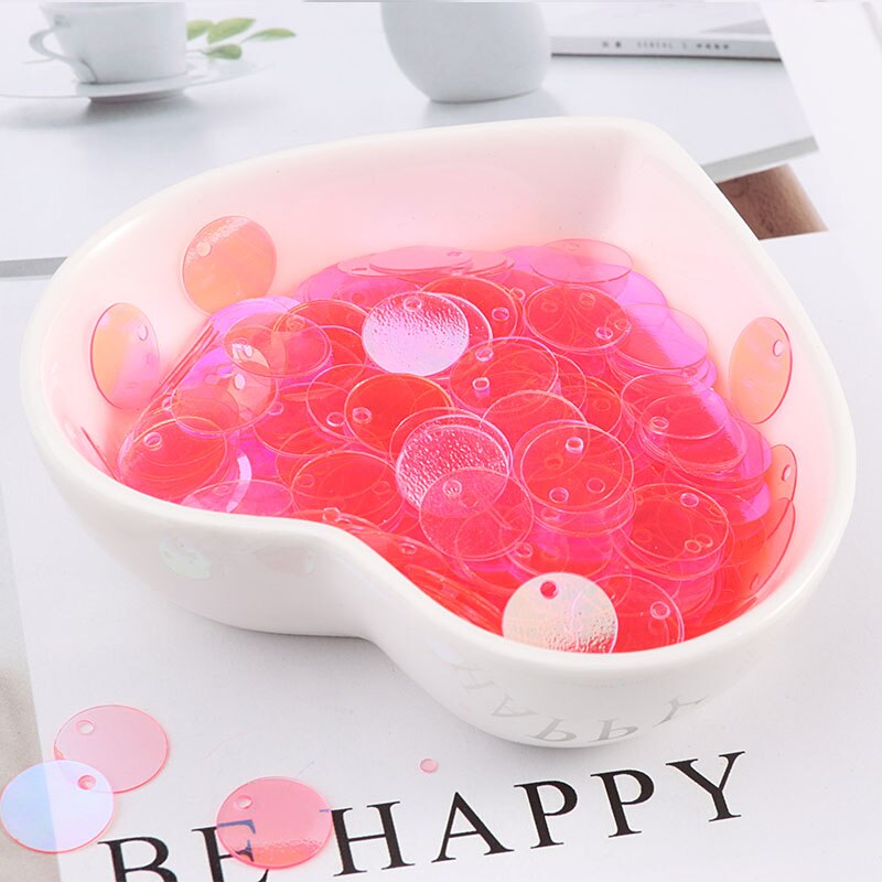 240 stücke 10mm Runde Pailletten transparent Pailletten Dame Kleidung Diy Zubehör Bühne Kostüm Schmuck Machen Anhänger Für Handwerk: Melone transparent