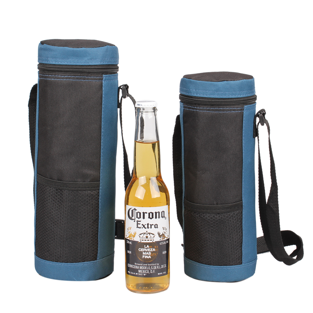 Sanne 2 Stks/partij 1.5L Koeltas Houden Verse Geïsoleerde Fles Zak Polyester Waterdicht Pak Ijs Outdoor Picknick Thermische Lunchbox