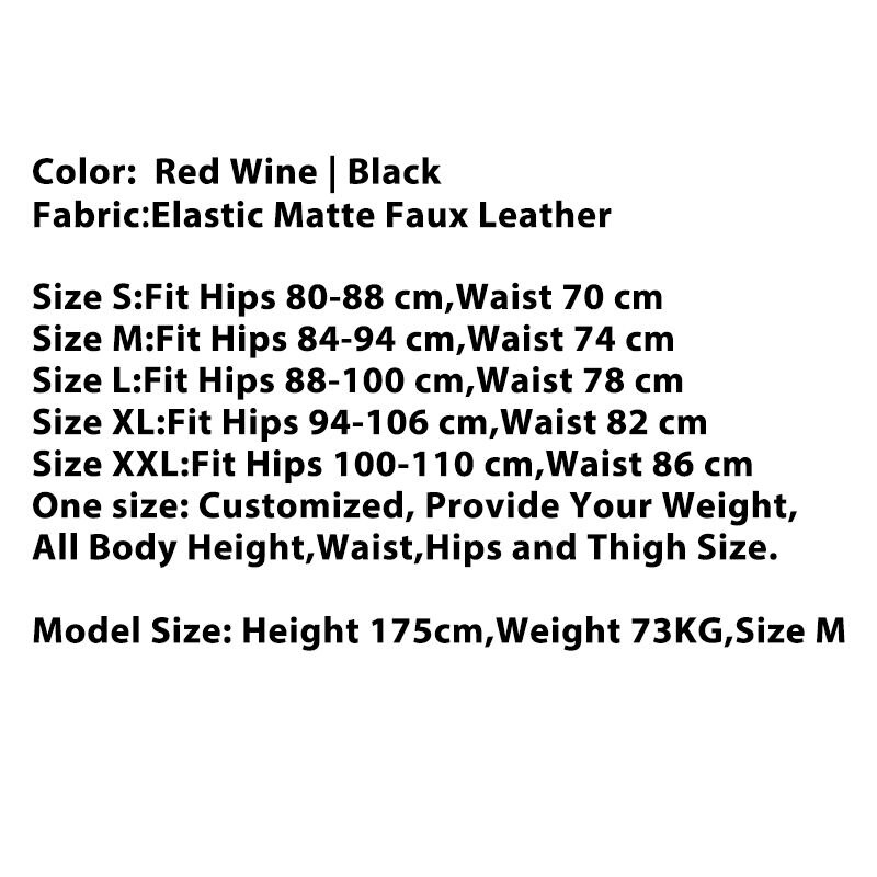 Pantalon en Faux cuir Pu pour hommes, mat et brillant, , doux, slim, Gay, fermeture éclair, ouvert, crayon, vêtements pour homosexuels, FX130