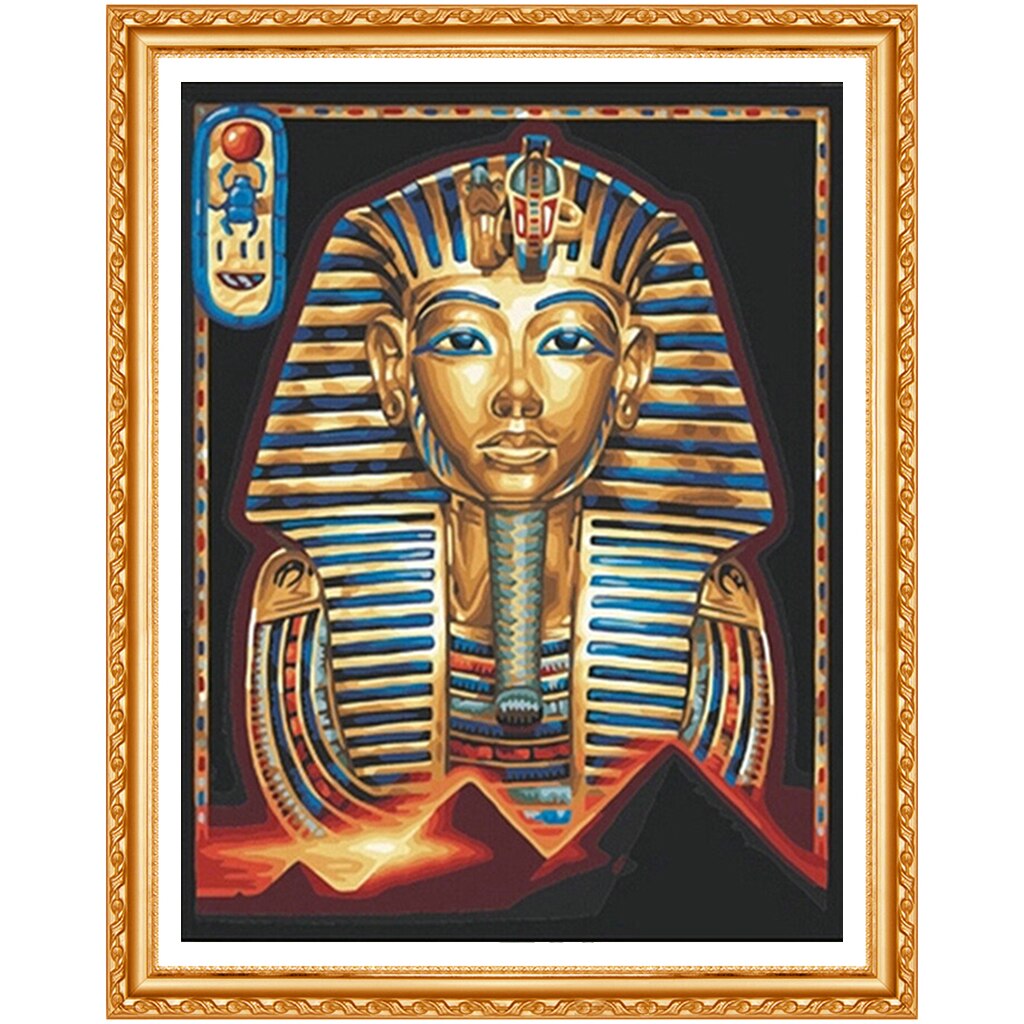 Peinture diamant thème religieux égyptien, broderie complète 5d, points de croix, couture, images en strass