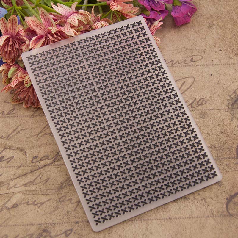 Kunststoff Hanf aufbringen Prägung Ordner Hochzeit Dekoration Schablonen DIY Scrapbooking 1Pc Vorlage Handwerk Karte DIY Fotoalbum Dekor