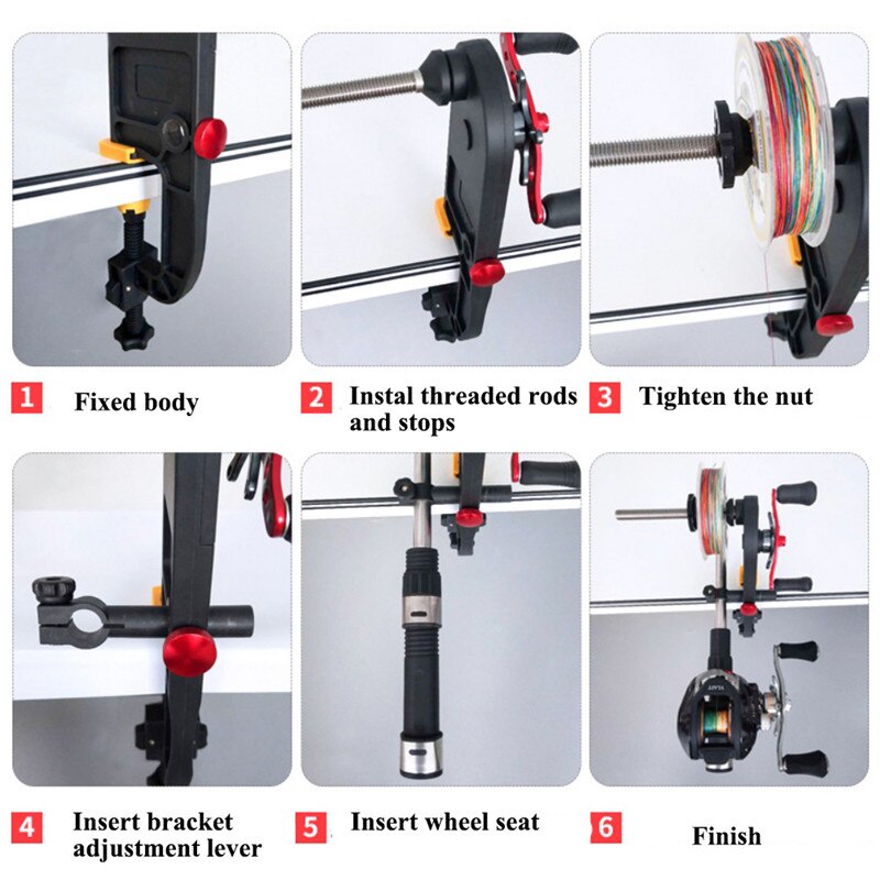 Multifunction Fishing Line Spooler Spooling Station System Machine Spooler Fishing Line Winder Outdoor Fishing Accessories