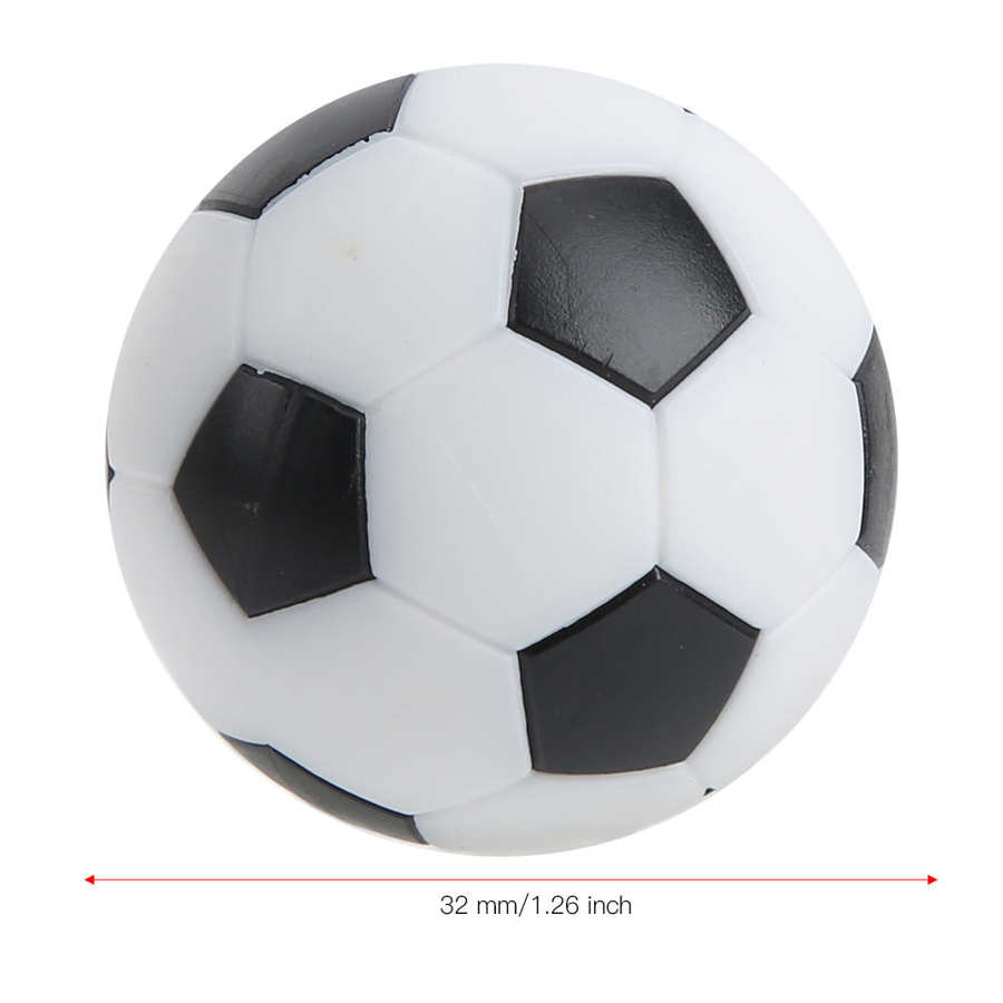 8Stck 32mm Kleine Socer Ball Mini Tisch FußBall Ball Umweltschutz Harz Art FußBall Tabelle Spiel Maschine Zubehör