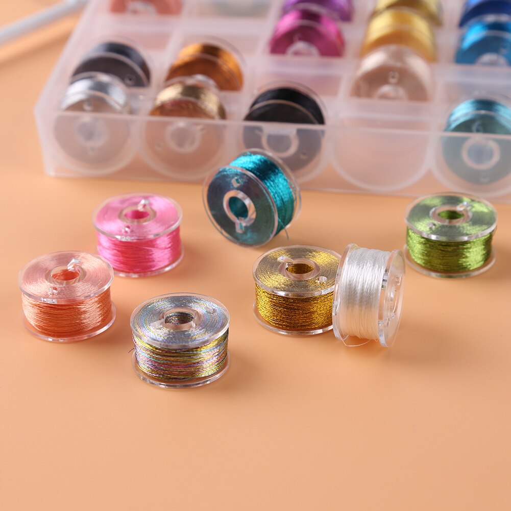 25/36 Colors Polyester Embroidery Thread High Strength Polyester Threads For Brother Babylock Janome Machine Sewing Thread