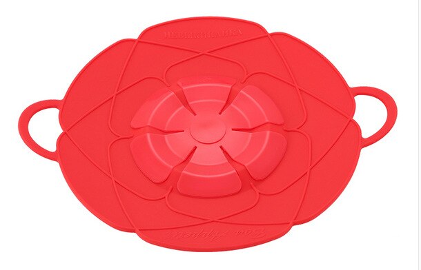 The Anti-Overflow Silicone Pot Cover Medium Green Lid Silicone Cover