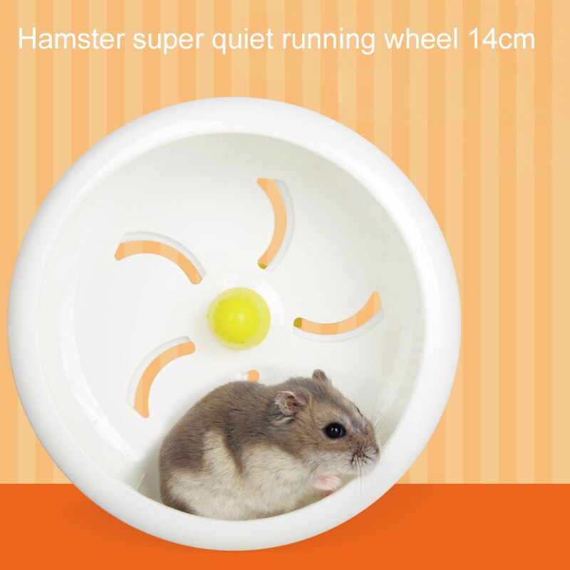 Hamsterhjul lydløst løbehjul træningshjul til små dyr hamster kæledyr lille træningslegetøj hamster tilbehør