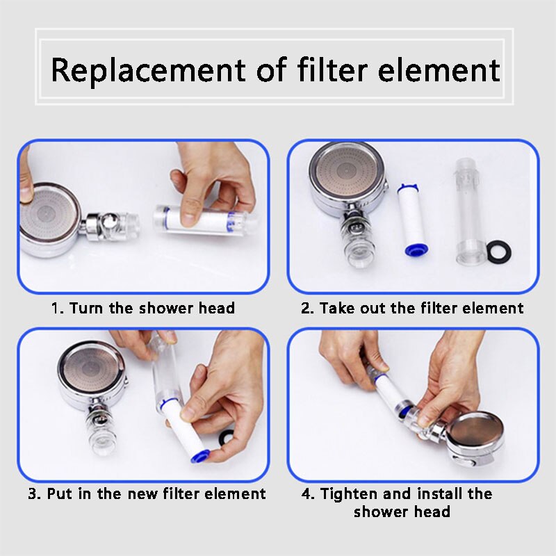 Shower Head Filter PP Cotton Portable Mini Water F... – Grandado