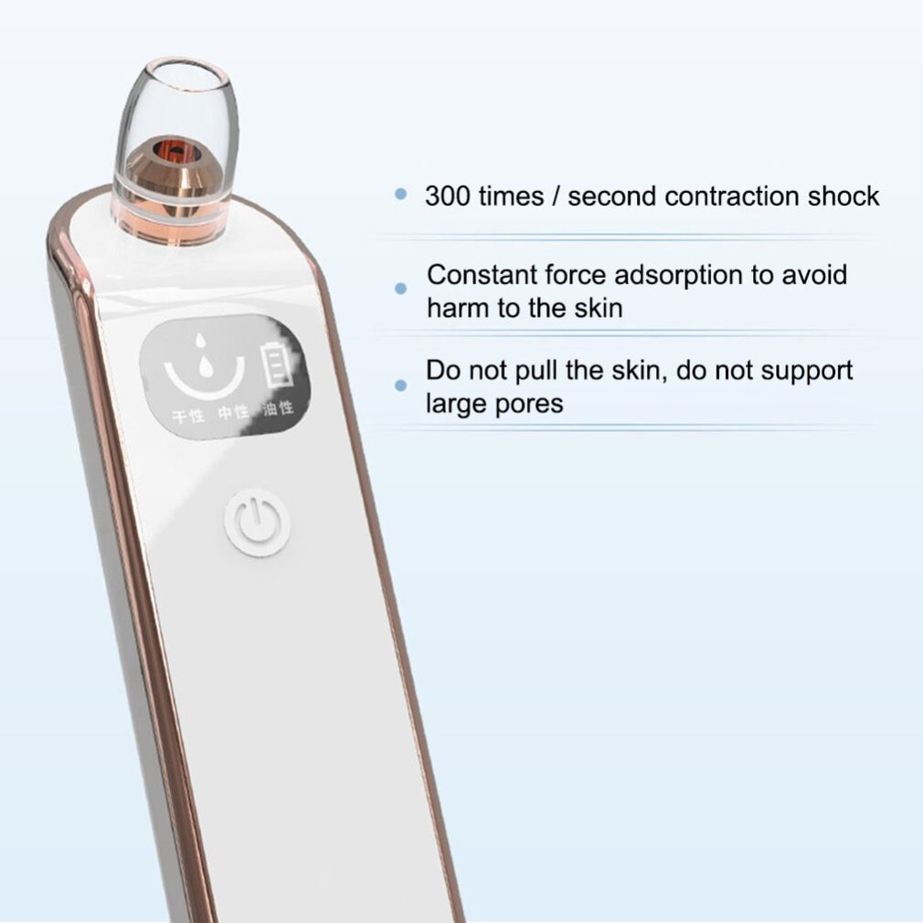 Blackhead Remover Face Deep Pore Cleaner Acne Pimple Removal Vacuum Suction Facial SPA Diamond Skin Care Beauty Tool