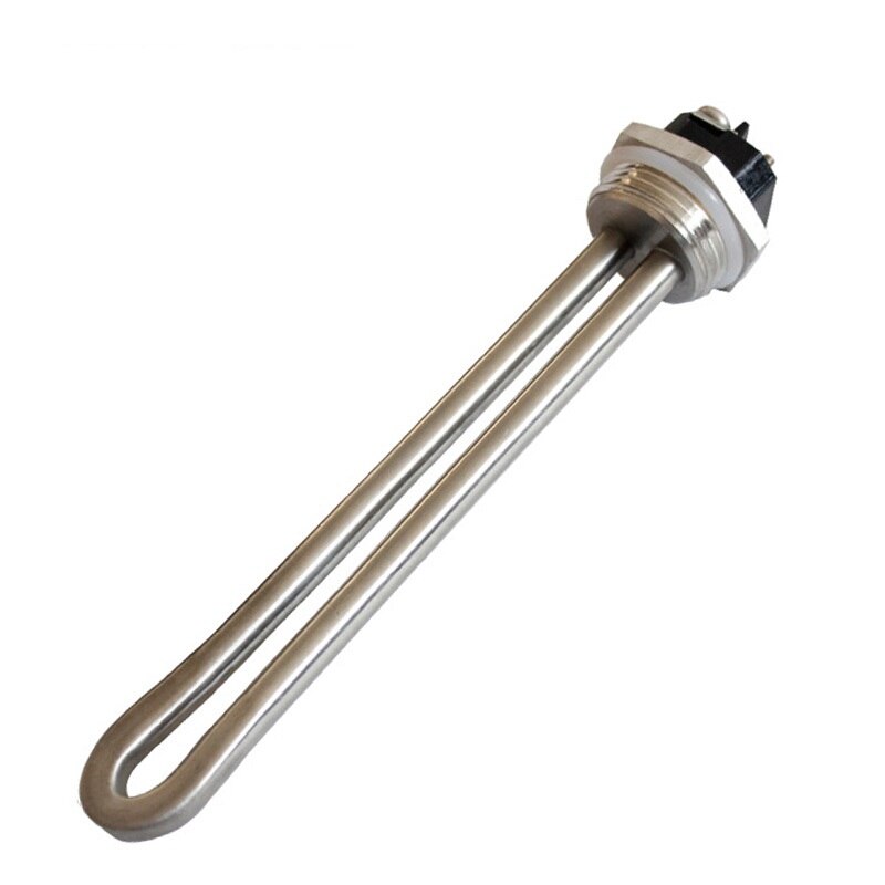 12V Heater Rvs 200W Onderdompeling Buisradiator DN25 Draad Solar Dc Water Verwarmingselement: Heater