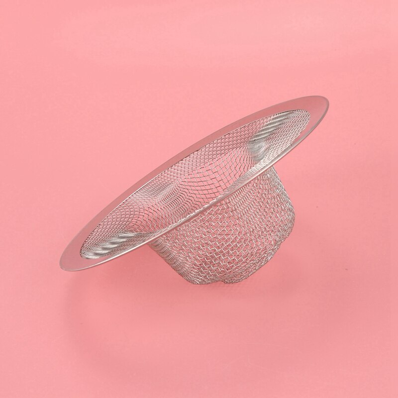 1 Pcs Kitchen Basket Drain Metal Mesh Sink Strainer &amp; 20Pcs Magic Multi Sponge Clean Foam Cleaner Cleansing Eraser