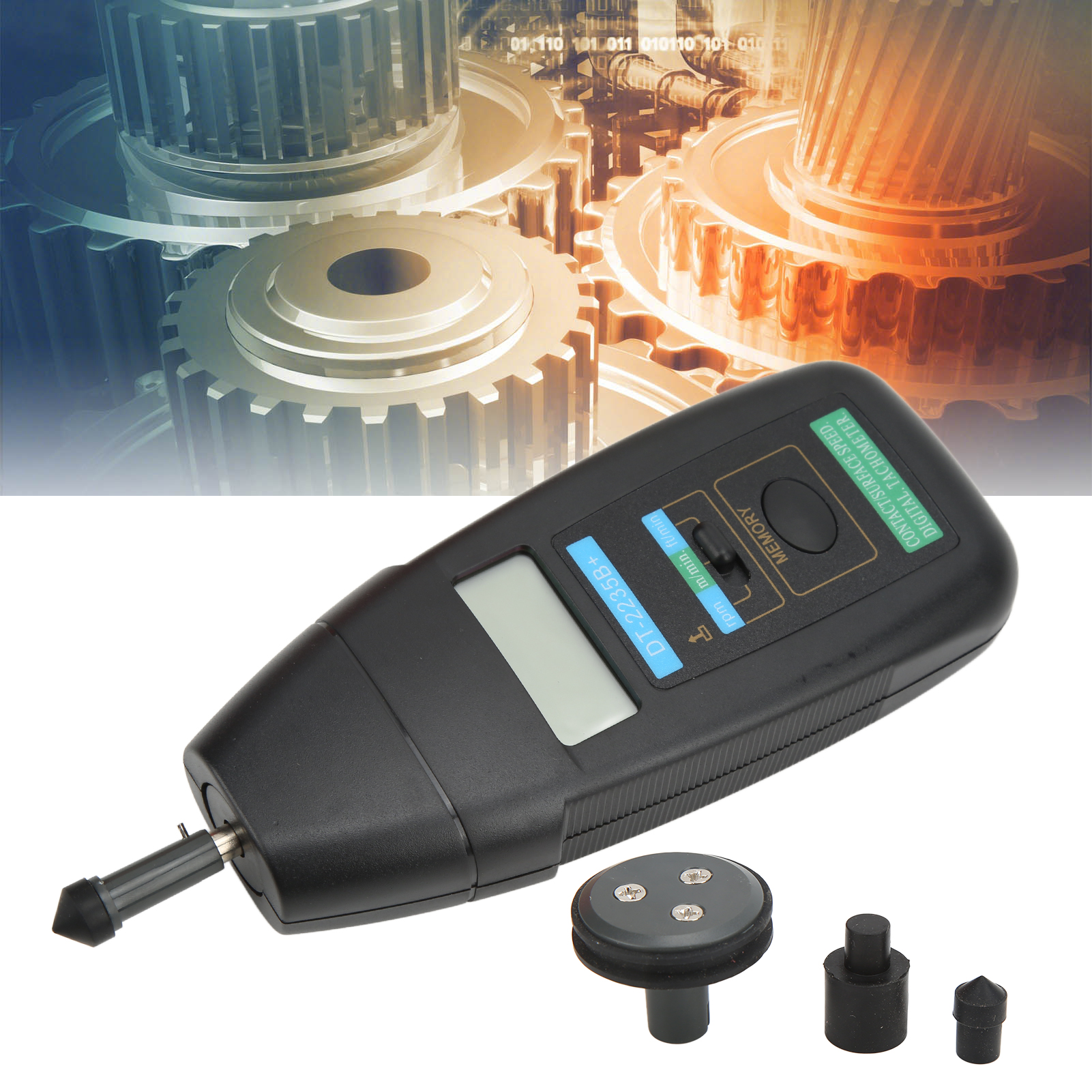 Digital Tachometer Fast Accurate Measurement Automatic Memory Auto Ranging Speed ​​tester for Motorcycle