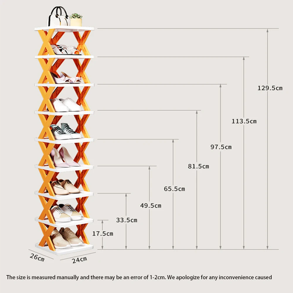 Estantes para zapatos, organizador de almacenamiento, estantes para zapatos desmontables, ahorra familia, estante para el hogar, estante para zapatos Simple multicapa, gabinete de Color