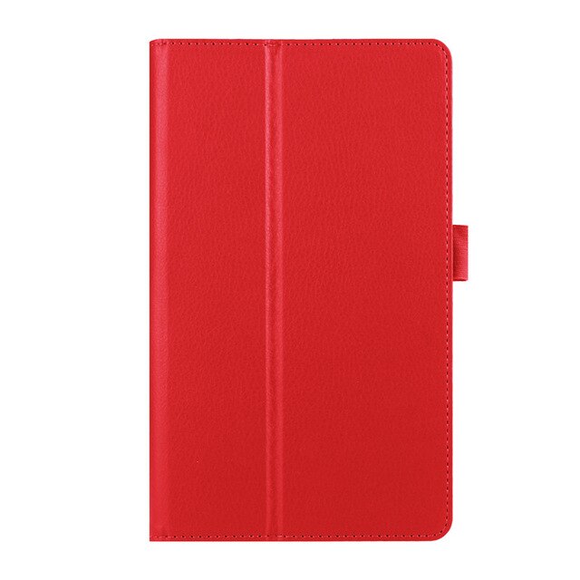 Litchi PU Leather Stand Case for Sony Xperia Z2 10.1 inch Tablet Flip PU Leather Stand Protective Funda Case+film+pen: red