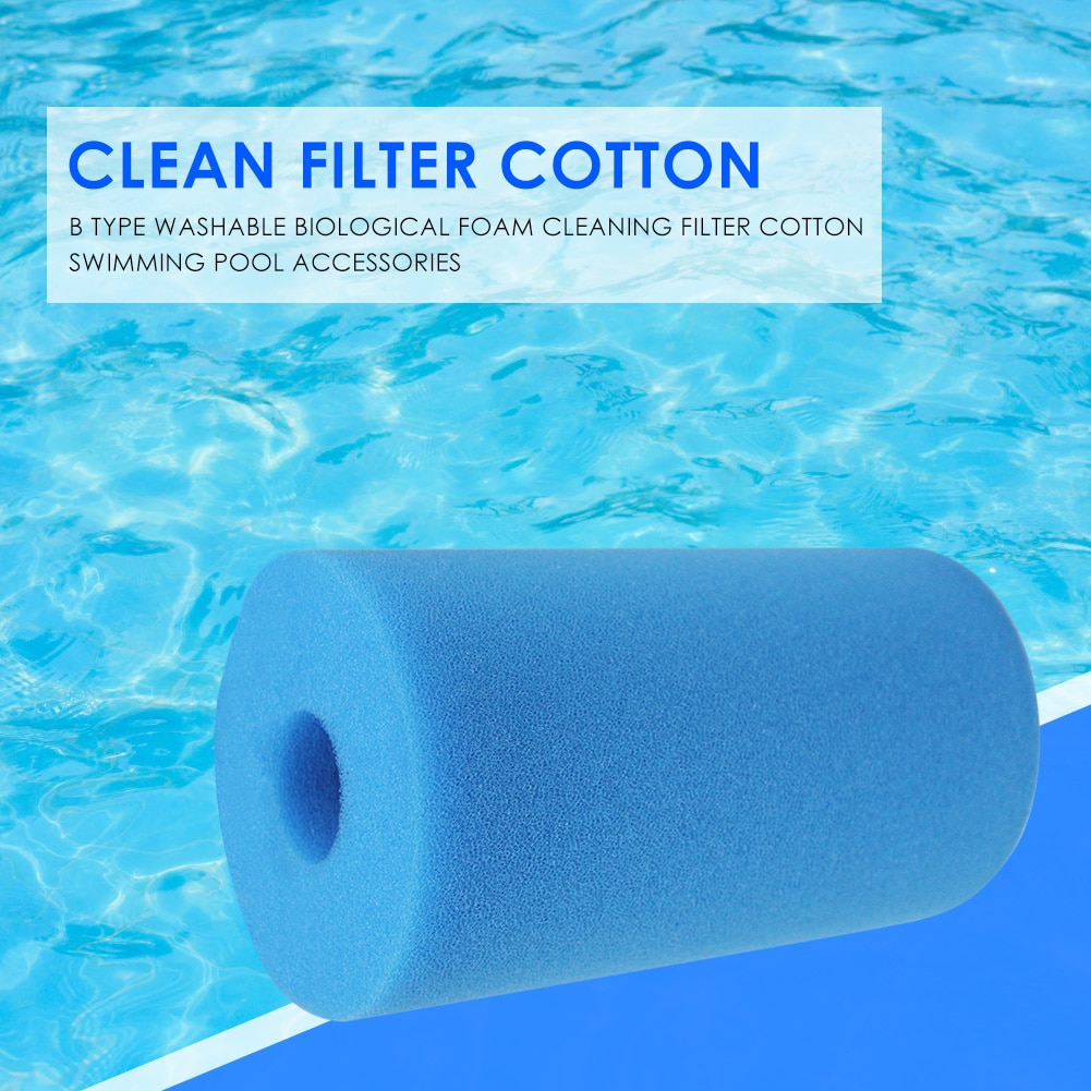 Piscine filtre mousse éponge Intex B lavable rouleau réutilisable eau propre mousse natation Portable extérieur éléments