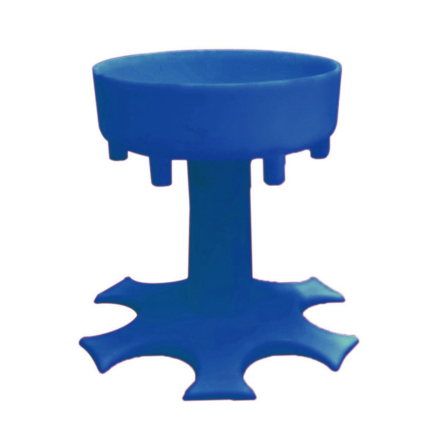 Transparent 6-cup automatic wine dispenser, liquor beer party pourer artifact, can meet the party bar party or drinking game: blue