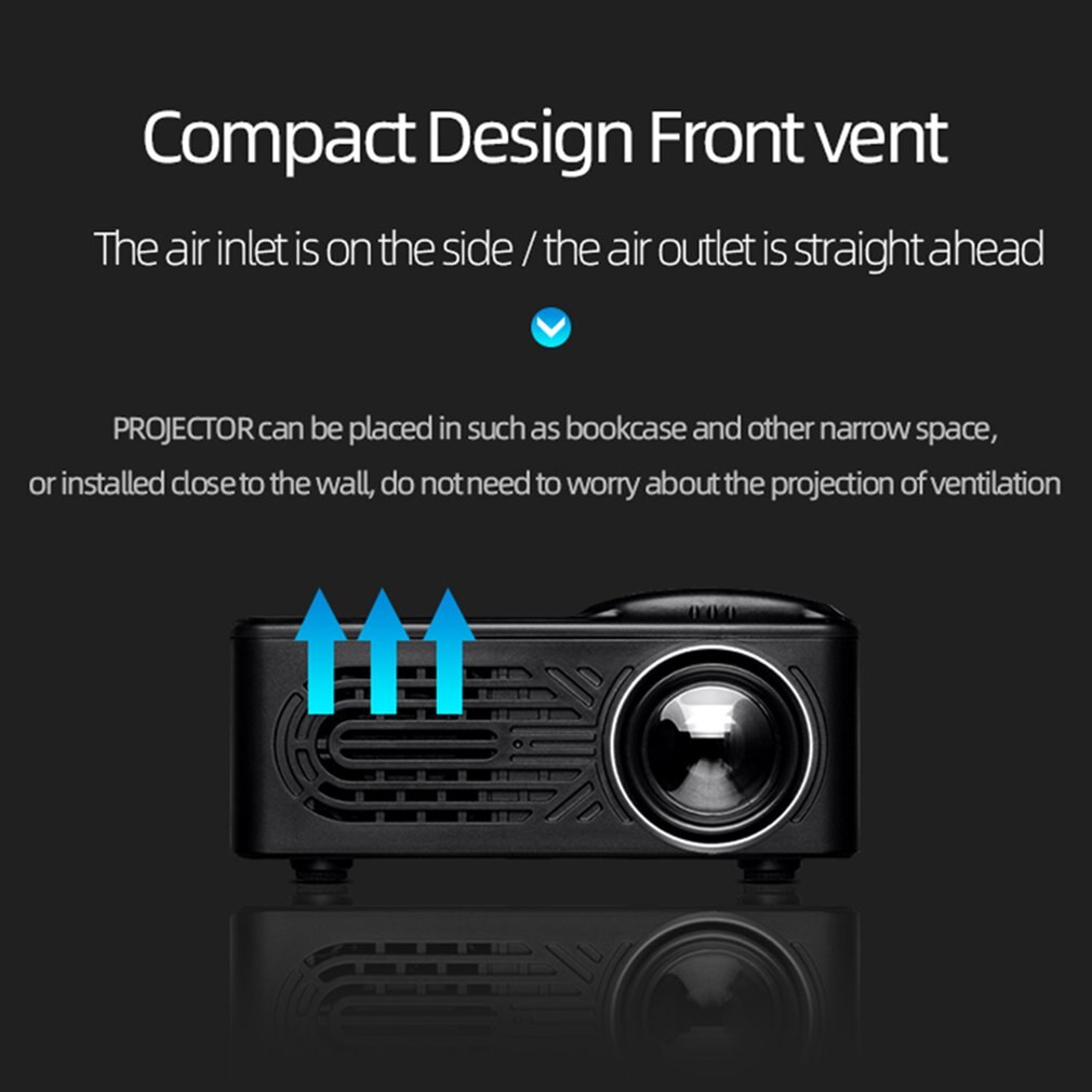 1080P 4K 7000LM Led Mini Projector Full Hd Movie Home Theater Theater Av Draagbare Praktische Projector