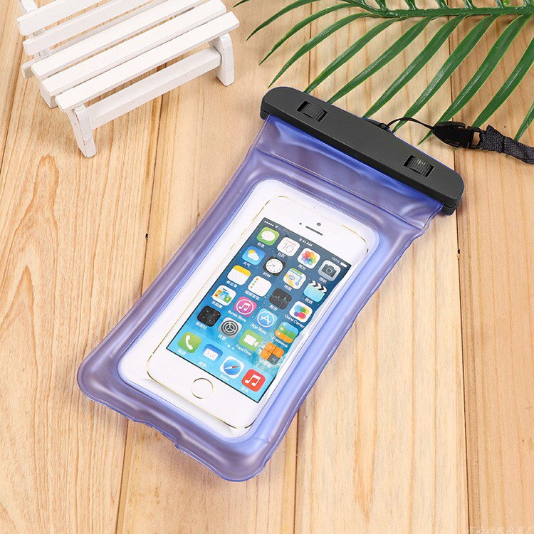 YBD 6.5 inch Below Waterproof Case for iPhone 11 Huawei Xiaomi Redmi 9 TPU Waterproof Case for Samsung Galaxy A21s A11: blue